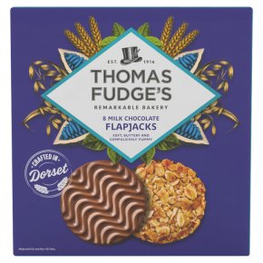 Thomas.J.Fudge's marvellous milk chocolate flapjacks