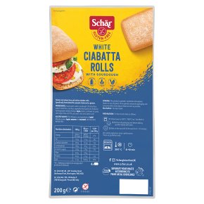 Schär Gluten Free White Ciabatta Rolls