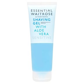 essential Waitrose shave gel aloe vera
