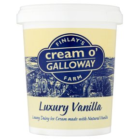Cream o'Galloway luxury vanilla ice cream