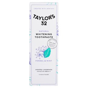 Taylor’s 32 Natural Whitening Toothpaste Fennel & Mint