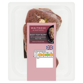 Waitrose Beef Top Rump with Horseradish Butter