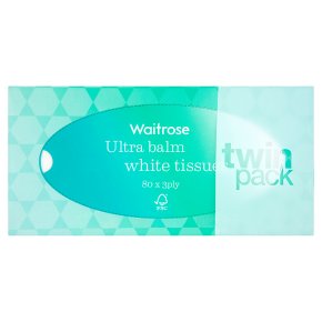 Waitrose ultra balm white tissues