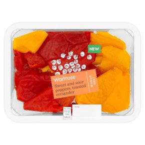 Waitrose World Deli Sweet & Sour Peppers Toasted Coriander