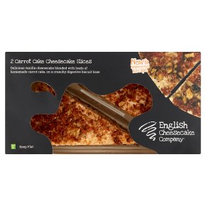 English Cheesecake Carrot Cake Cheesecake Slices