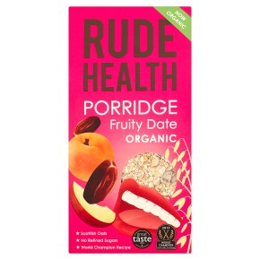 Rude Health organic fruity date porridge