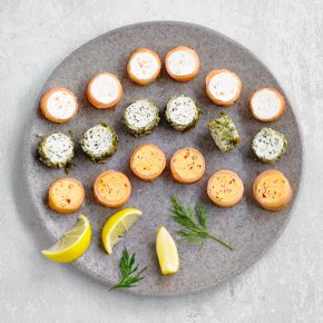 36 Smoked Salmon Canapés