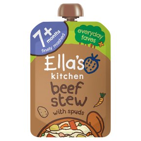 Ella's Kitchen Organic wonderfully warming beef stew with spuds - stage 2 baby food