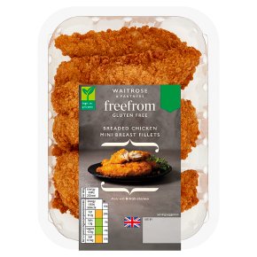 Waitrose Gluten Free Breaded Chicken Mini Breast Fillets