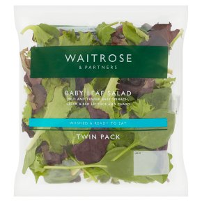 Waitrose babyleaf salad twinpack