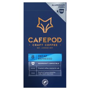 Cafépod Decaffeinated 10 Capsules