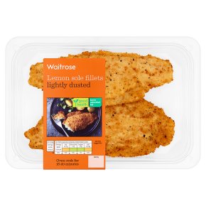 Waitrose 2 lemon sole fillets in herb seasoning