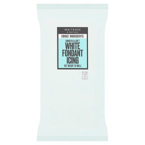 Waitrose Cooks' Homebaking white fondant icing