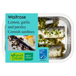 Waitrose Lemon, Garlic & Parsley Sardines