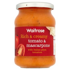 Waitrose tomato & mascarpone pasta sauce