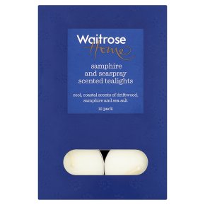 Waitrose Home sea mist & kelp tealights