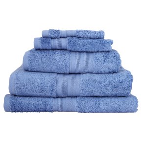 Waitrose Home Egyptian cotton sky guest towel