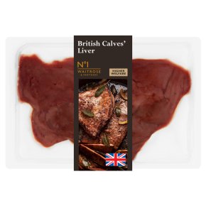 Waitrose 1 British calves liver
