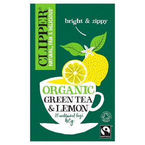 Clipper 20 Green Tea & Lemon