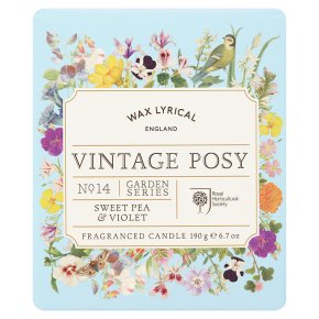 Wax Lyrical sweet pea & violet fragranced candle