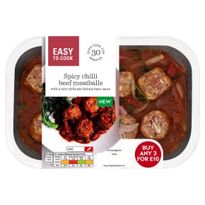 Easy To Cook Spicy Chilli Beef Meatballs