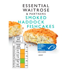essential Waitrose Smoked Haddock Fishcakes
