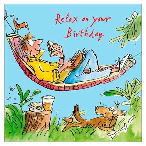 Quentin Blake Male Birthday Card