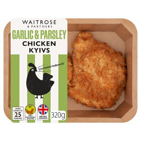 Waitrose 2 garlic breaded whole chicken breast kievs