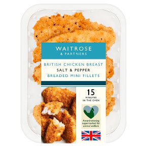 Waitrose Salt & Pepper Breaded Mini Fillets