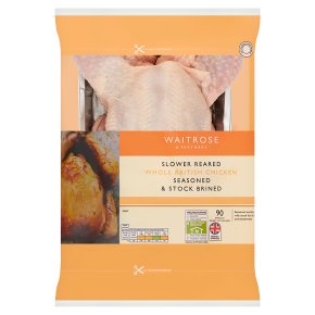 Waitrose Stock Brined Whole British Chicken