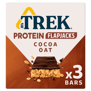 Trek Cocoa Oat 3 Protein Flapjacks