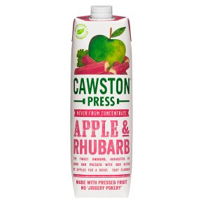 Cawston Press pressed apple & rhubarb juice