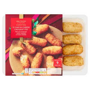 Waitrose Christmas 12 Ham & Cheese Croquettes