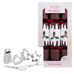 Waitrose Christmas Pudding Crackers