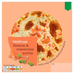 Waitrose Salmon & Watercress Quiche
