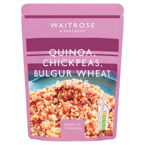 Waitrose LoveLife Quinoa, Chickpeas Bulgar Wheat & Rice