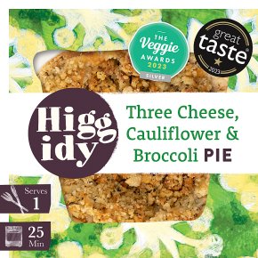 Higgidy Cauliflower Cheese Pie with Crumble