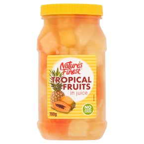 Nature's Finest tropical fruits in juice