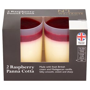 No.1 2 Raspberry Panna Cotta