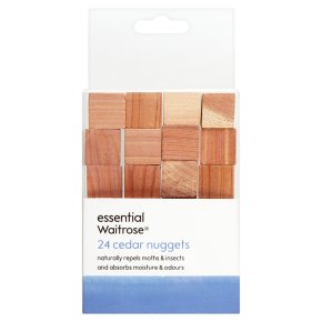 essential Waitrose FSC cedar nuggets, pack of 24
