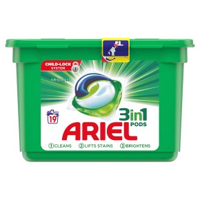 Ariel 3in1 PODS Regular Washing Capsules 19 washes