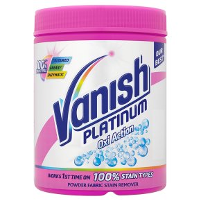 Vanish Platinum Oxi-Action Fabric Stain Remover