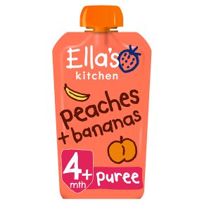 Ella's Kitchen Organic peaches & bananas - stage 1 baby food