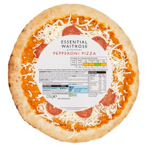 essential Waitrose pepperoni pizza