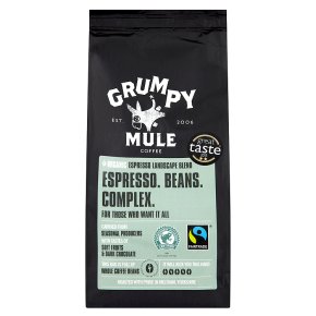 Grumpy Mule Fair Trade Organic Espresso coffee