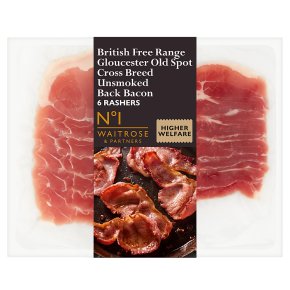 No.1 Gloucester Old Spot Unsmoked Back Bacon