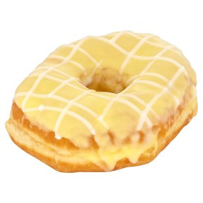 Lemon Iced Ring Doughnut