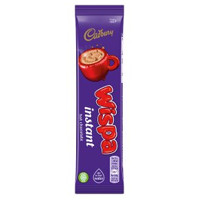 Cadbury Wispa hot chocolate sachet