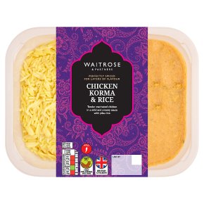 Waitrose chicken korma & pilau rice
