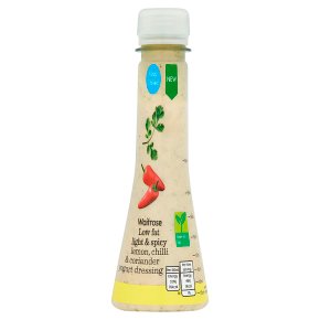 Waitrose Low Fat Lemon Chilli & Coriander Yoghurt dressing